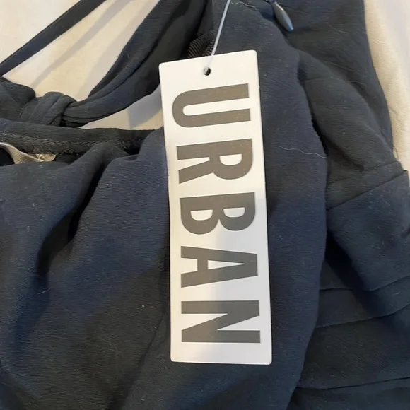 Urban Outfitters Halter Tie Back Mini Dress - Black - Picture 5 of 6